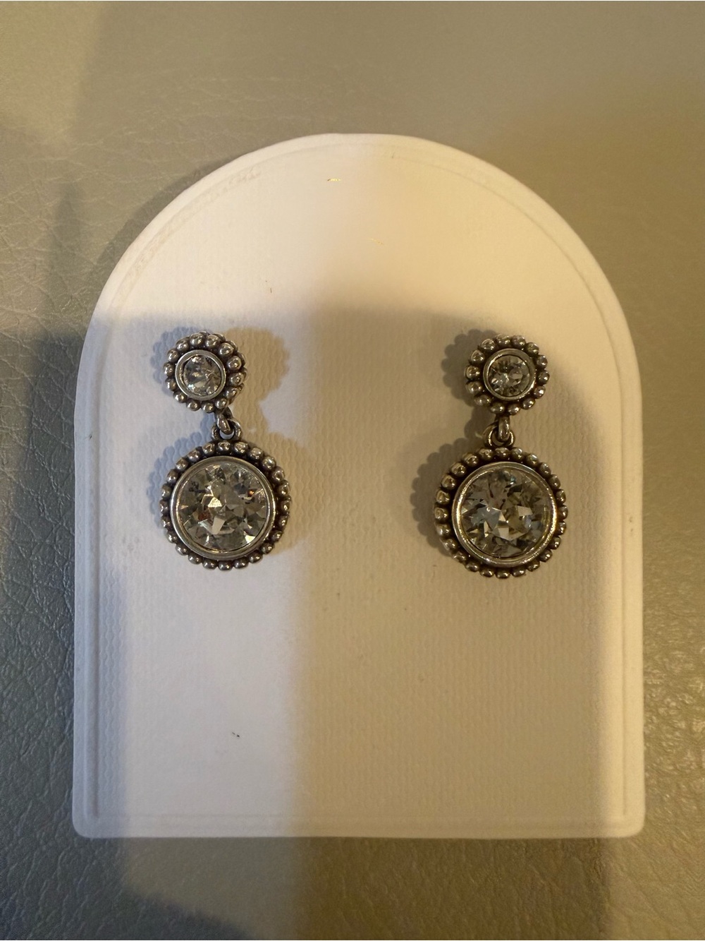 Brighton Twinkle 2-tier post drop earrings